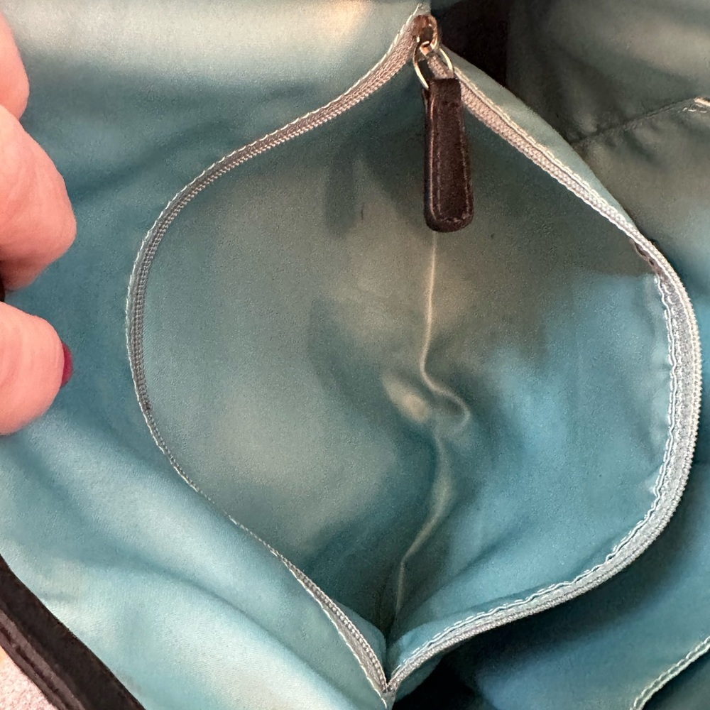 Coach Black Shoulder Bag with Silver Chain - Picture 6 of 16